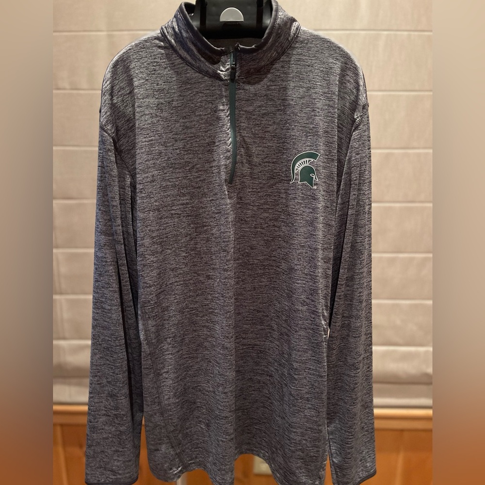 Men’s MSU 3/4 zip shirt